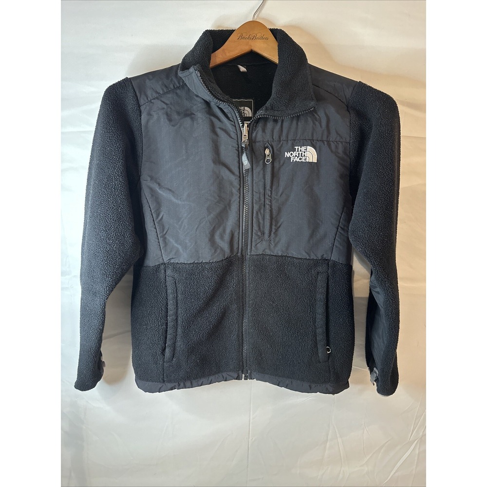 The North Face Denali Fleece Jacket Womens Size Small Black Polartec Full Zip